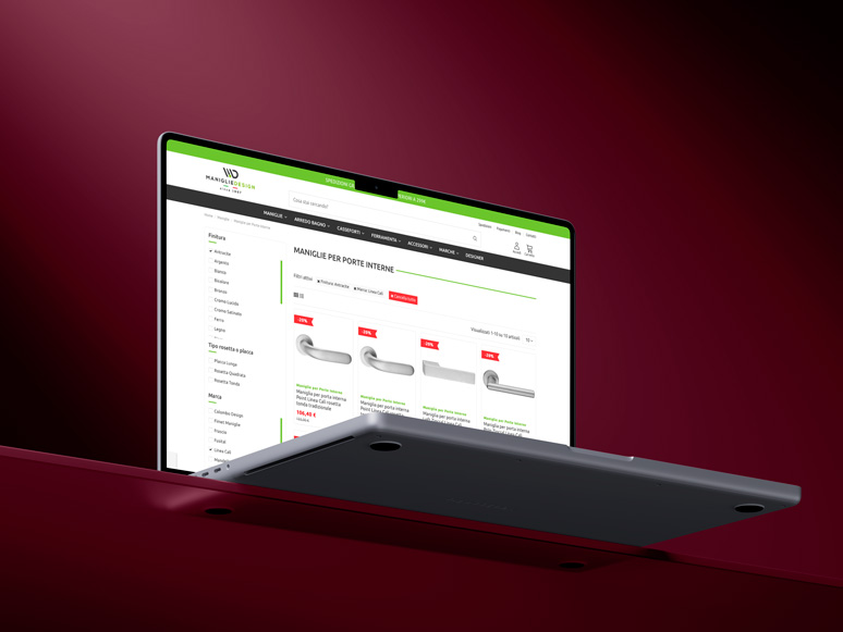 Vendita online maniglie per porte e finestre Linea Calì maniglieonline.com