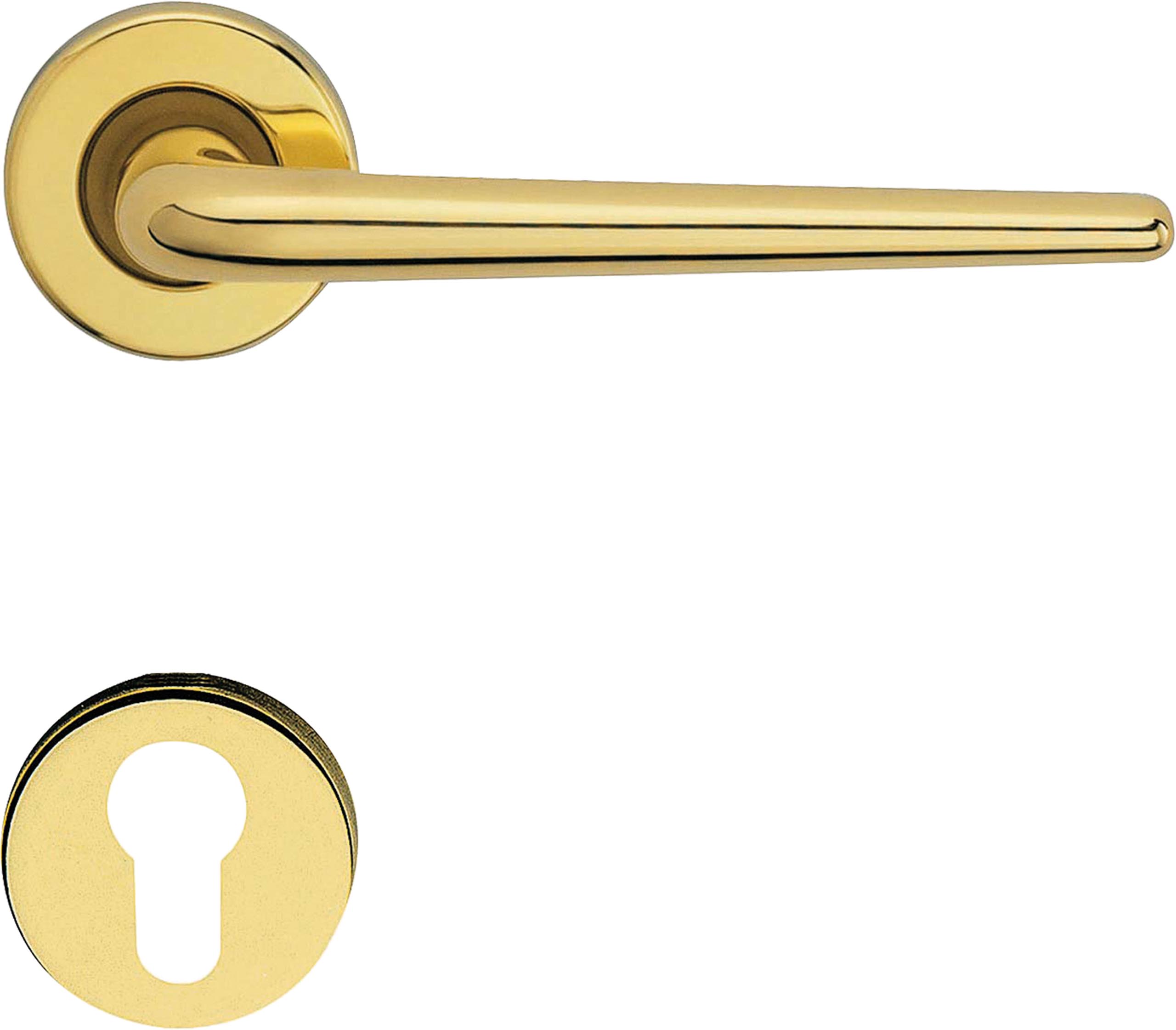 Door handle on rose art.101 - Linea Calì