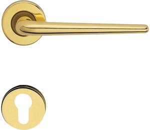 Door handle on rose art.101 - Linea Calì