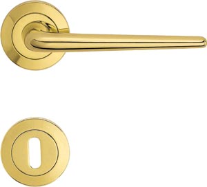 Door handle on rose art.102 - Linea Calì