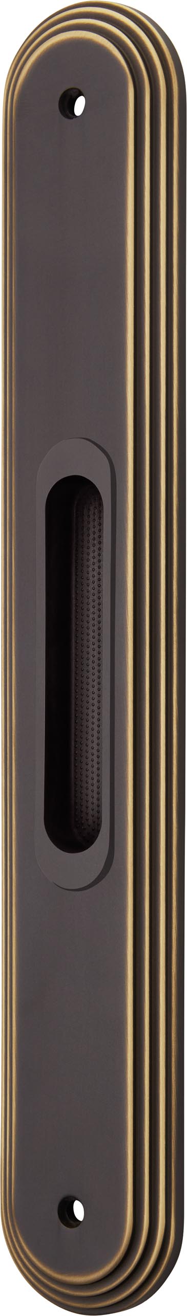 Uchwyt wpuszczany do drzwi przesuwnych na długim szyldzie art.1670 - Linea Calì