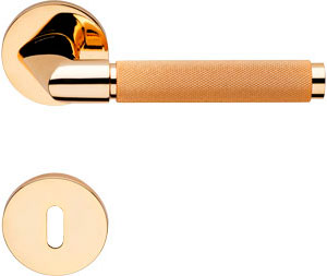 Дверная ручка на уменьшенной розетке art.025 - Linea Calì