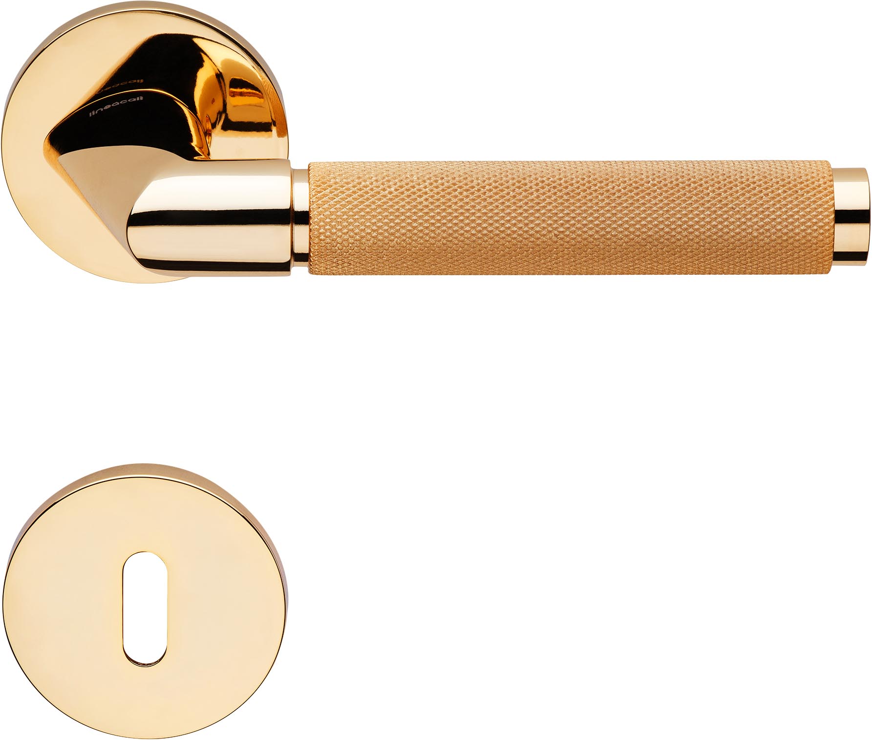 Дверная ручка на уменьшенной розетке art.025 - Linea Calì