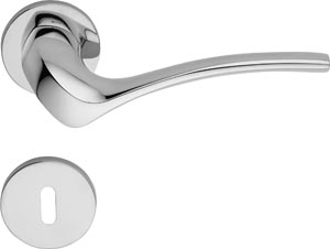 Дверная ручка на уменьшенной розетке art.025 - Linea Calì