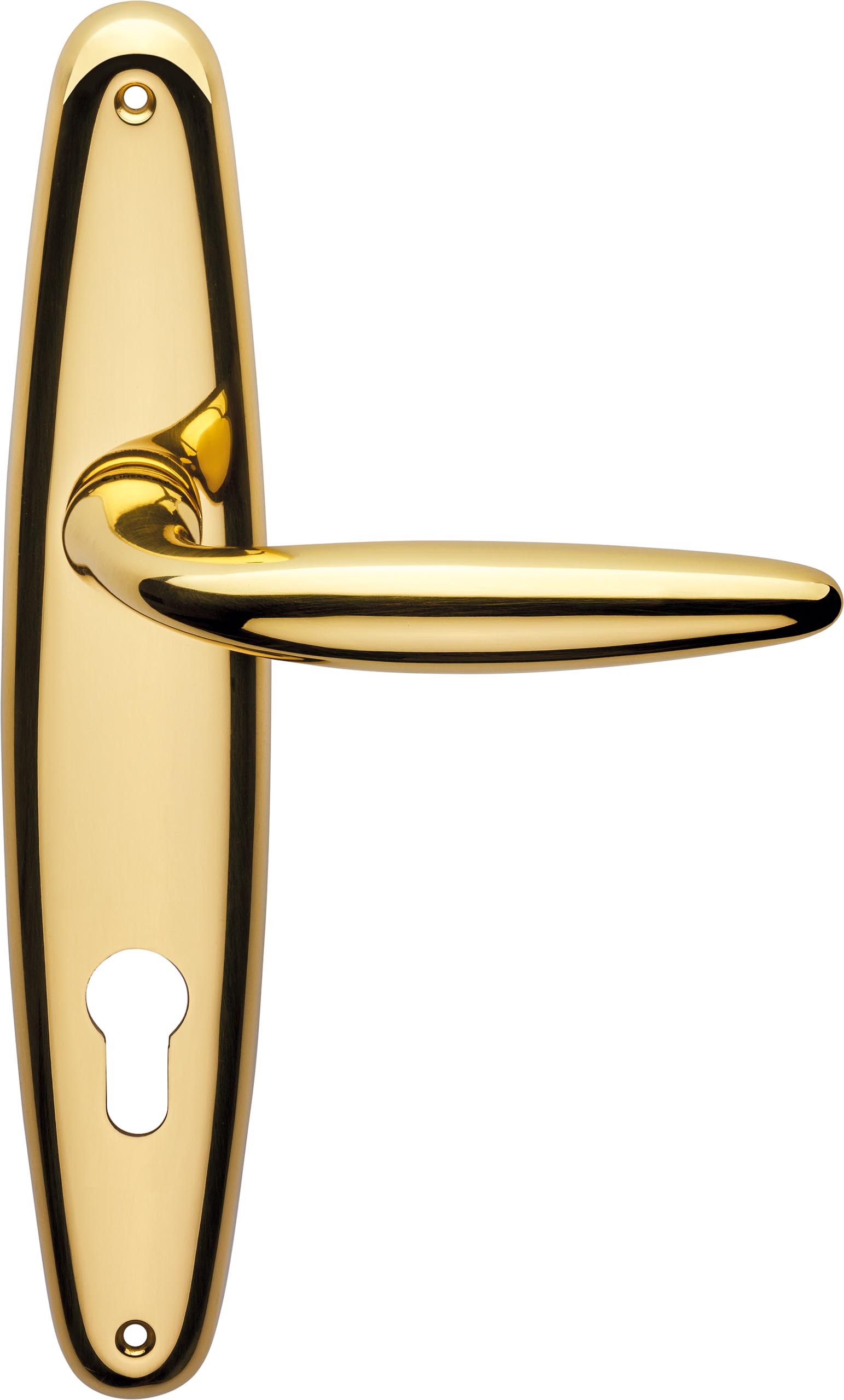 Door handle on plate art.810 - Linea Calì