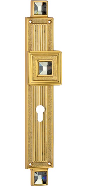 Pomolo fisso con placca art.1056 - Linea Calì