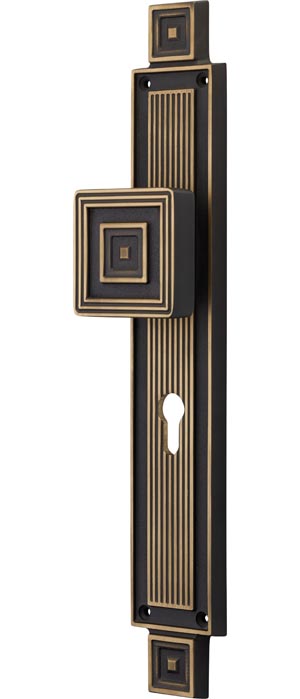 Haustürknauf mit Schild auf Schild art.1055 - Linea Calì