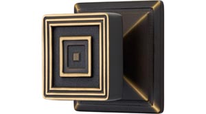 Ziehknauf mit grosser Rosette art.1055 - Linea Calì