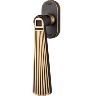 Fenstergriff mit 4-facher DK-Bewegung mit unsichtbarem Einbruchschutzsystem SmartBlock - Linea Calì