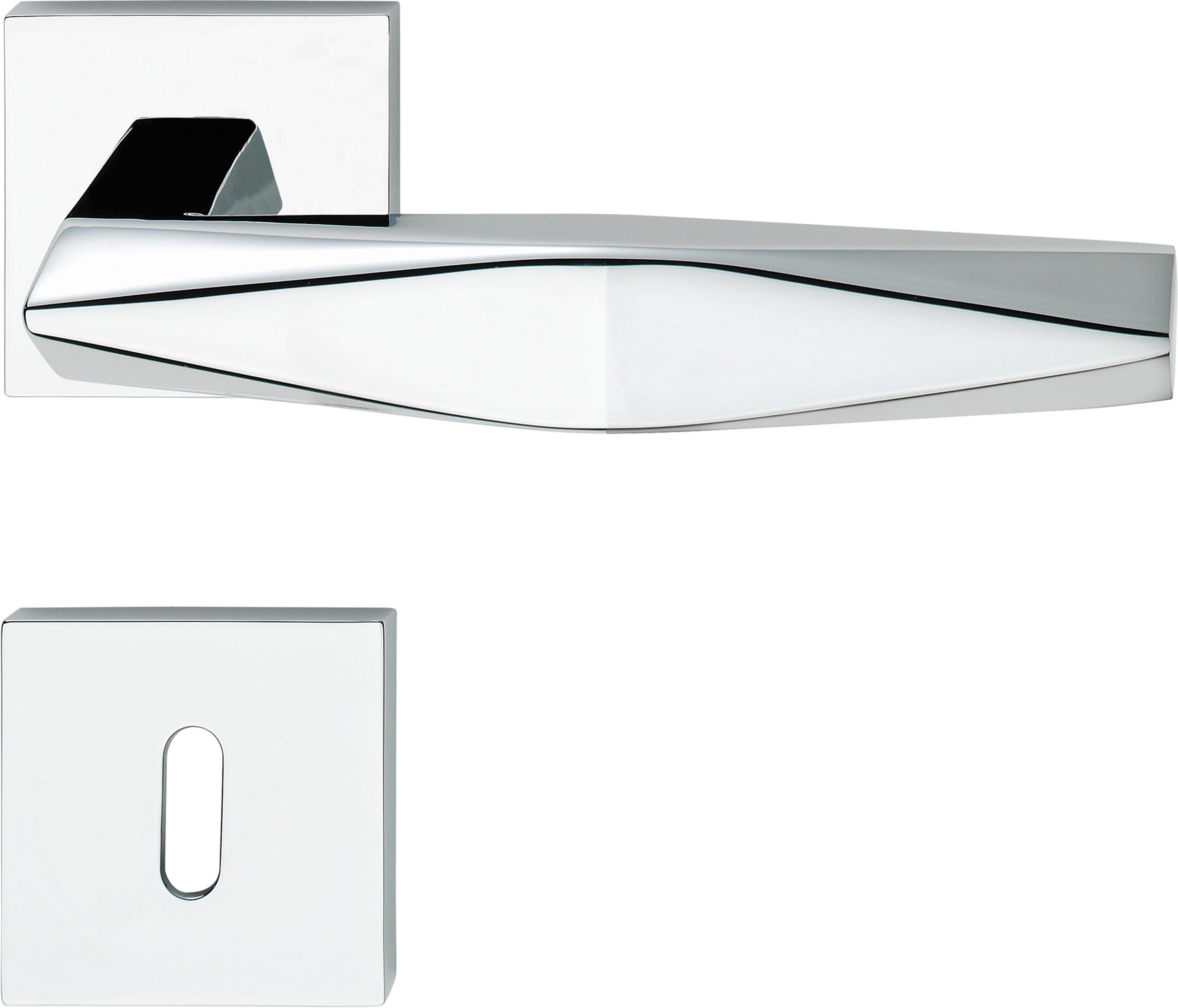 Дверная ручка на уменьшенной розетке art.024 - Linea Calì