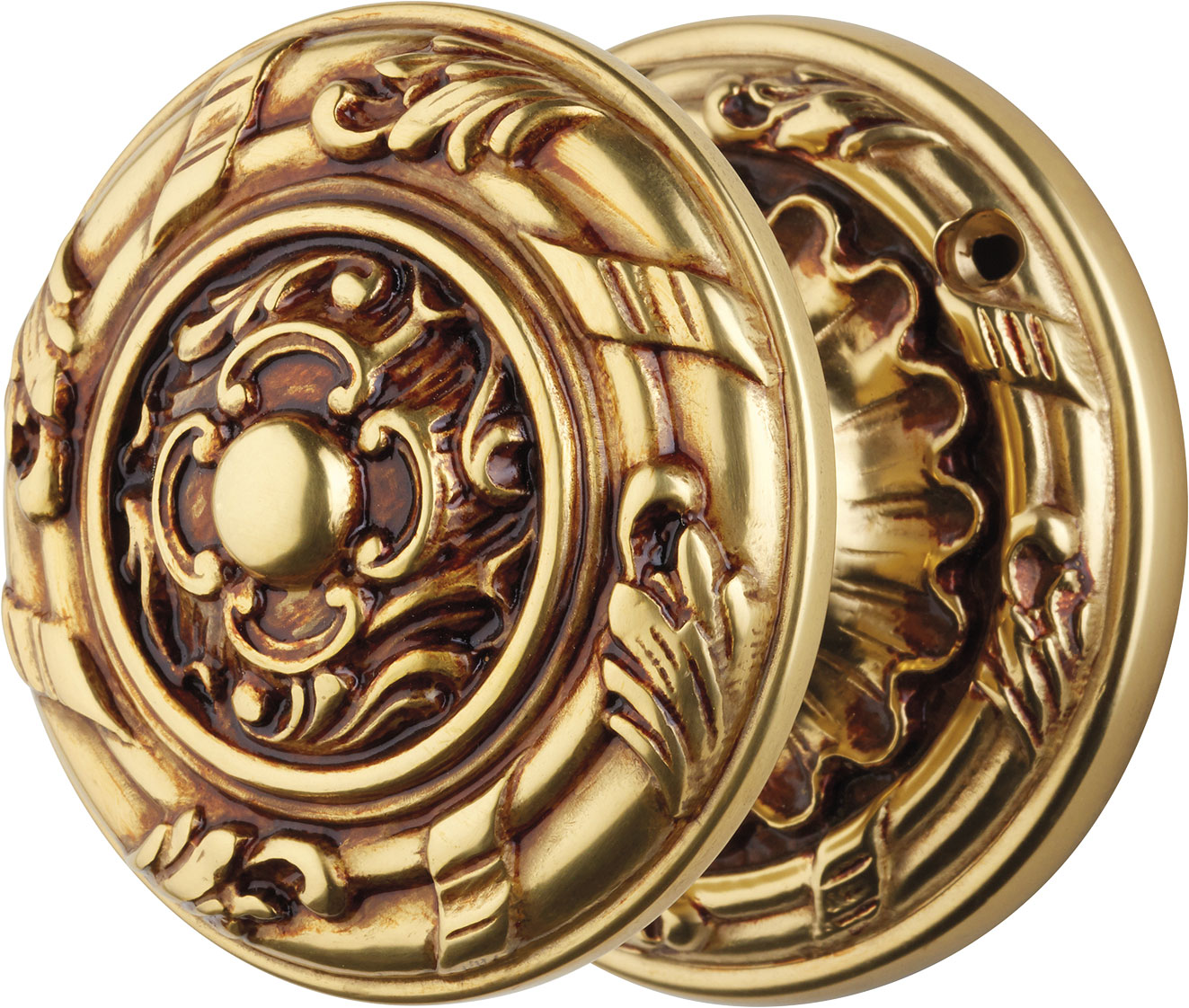 Ручка-кноб неповоротная на розетке art.1285 - Linea Calì