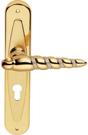 Maniglia con placca art.955 - Linea Calì