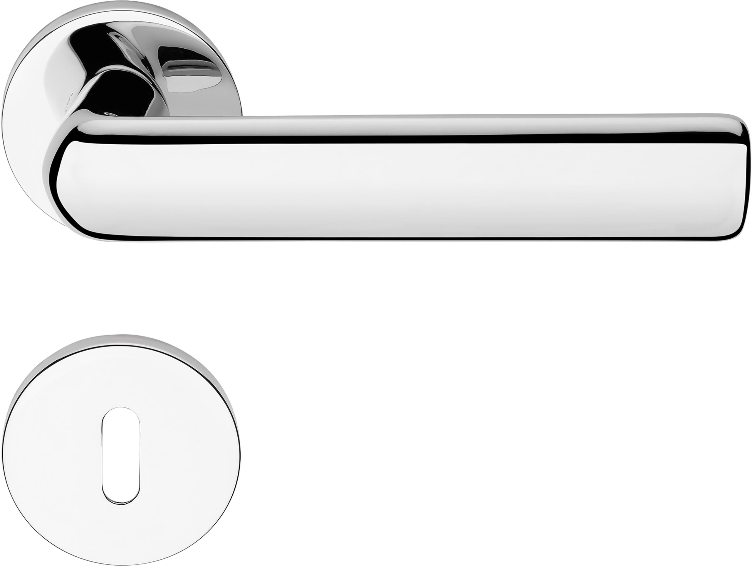 Дверная ручка на уменьшенной розетке art.025 - Linea Calì