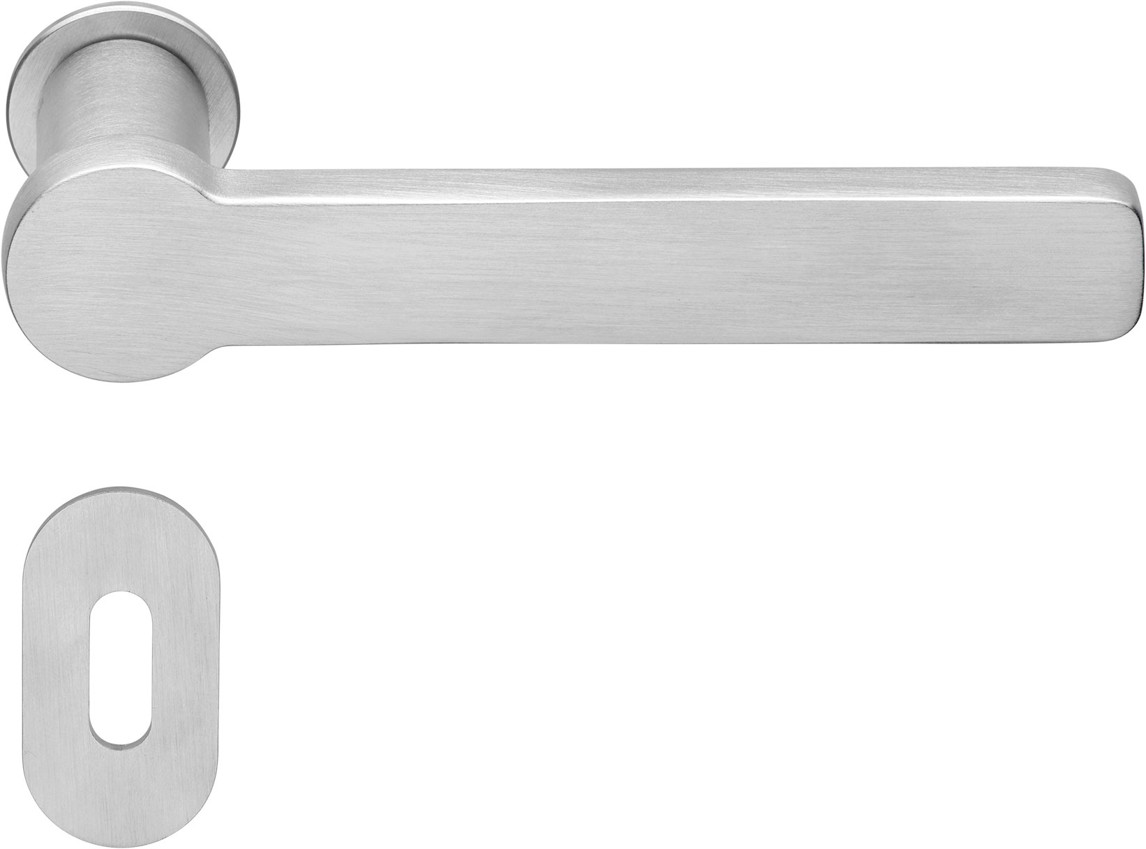 Door handle on Minimal rose art.085 - Linea Calì