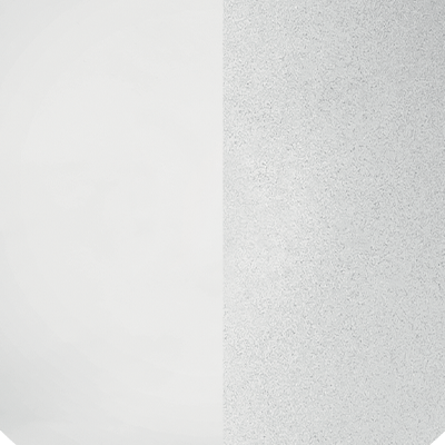 Chrom piaskowany + chrom polerowany